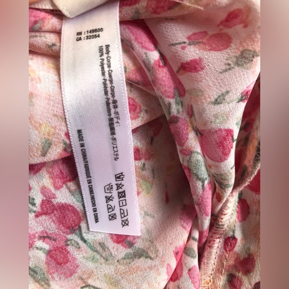 NEW Flora Nikrooz Pink Blouse Floral Cardigan Top Size XS - Picture 8 of 8